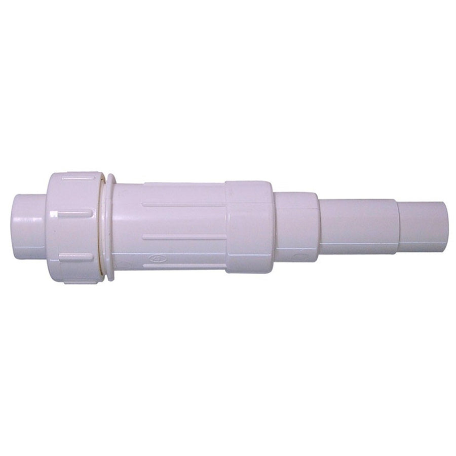 Holman 40mm White PVC Telescopic Repair Coupling