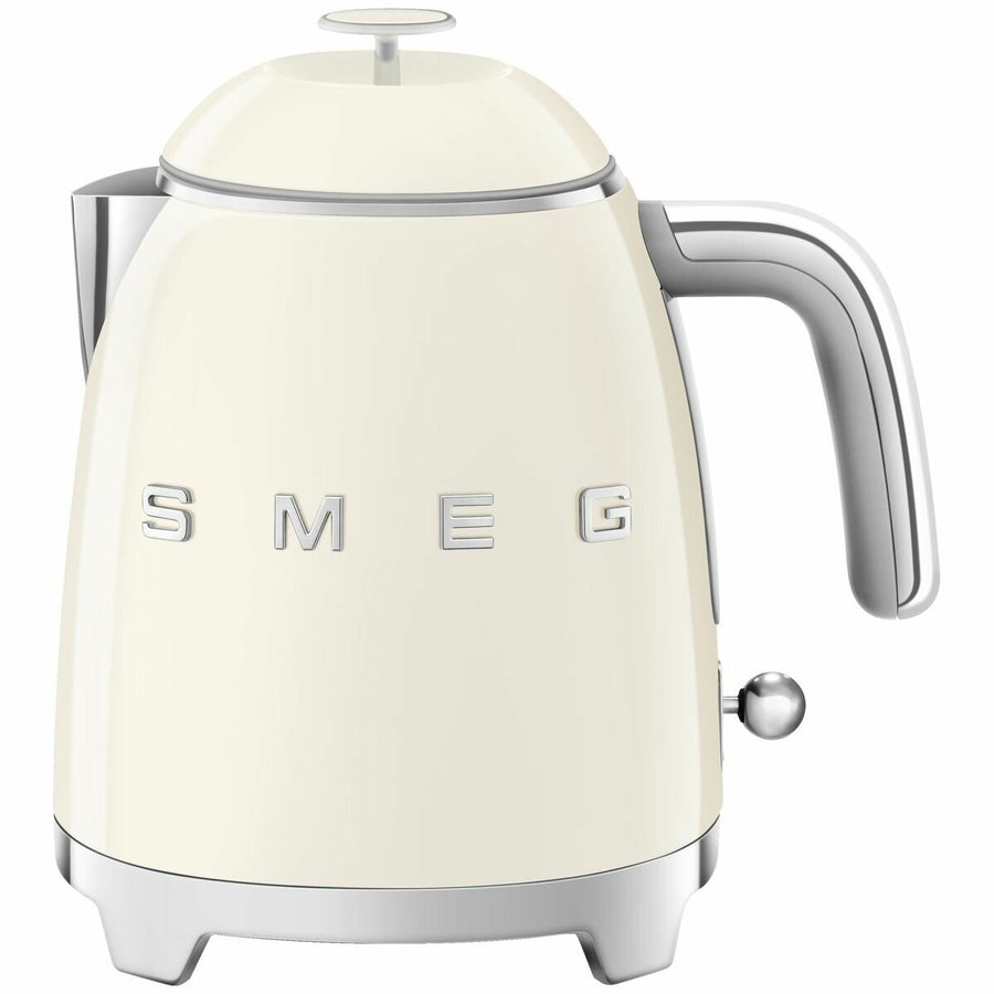 Smeg 50s Retro Style 800mL Mini Electric Kettle - Cream, 1400W, Double Wall - KLF05CRAU