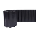 Jack 150mm x 6m Black Corrugated Plastic Garden Edging