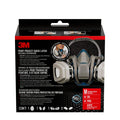 3M Painters Project Quick Latch Respirator - 1 Pair - 254mm x 244mm - Black - SuperSaverAU - view 1