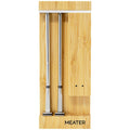 Meater Pro Duo Wireless Meat Thermometer - Two Probes - Bluetooth 5.2 - Stainless Steel - RTE-MT-MD201