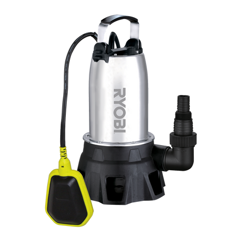 Ryobi 750W Stainless Steel Submersible Pump RACSUP22 - Dirty Water Transfer - 7m Immersion Depth - SuperSaverAU - view 1