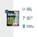 Taubmans 3 In 1 White Flat Water Based Interior & Exterior Primer Undercoat Sealer 500ml