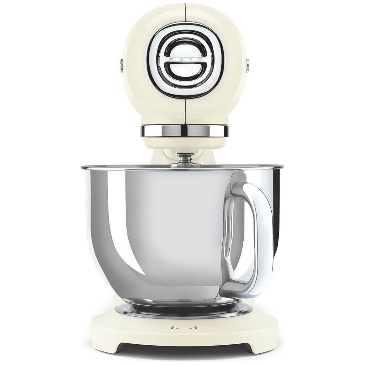 Smeg 50's Style Stand Mixer 4.8L - Cream, 1000W Motor, 10 Speeds, Planetary Mixing - SMF05CRAU