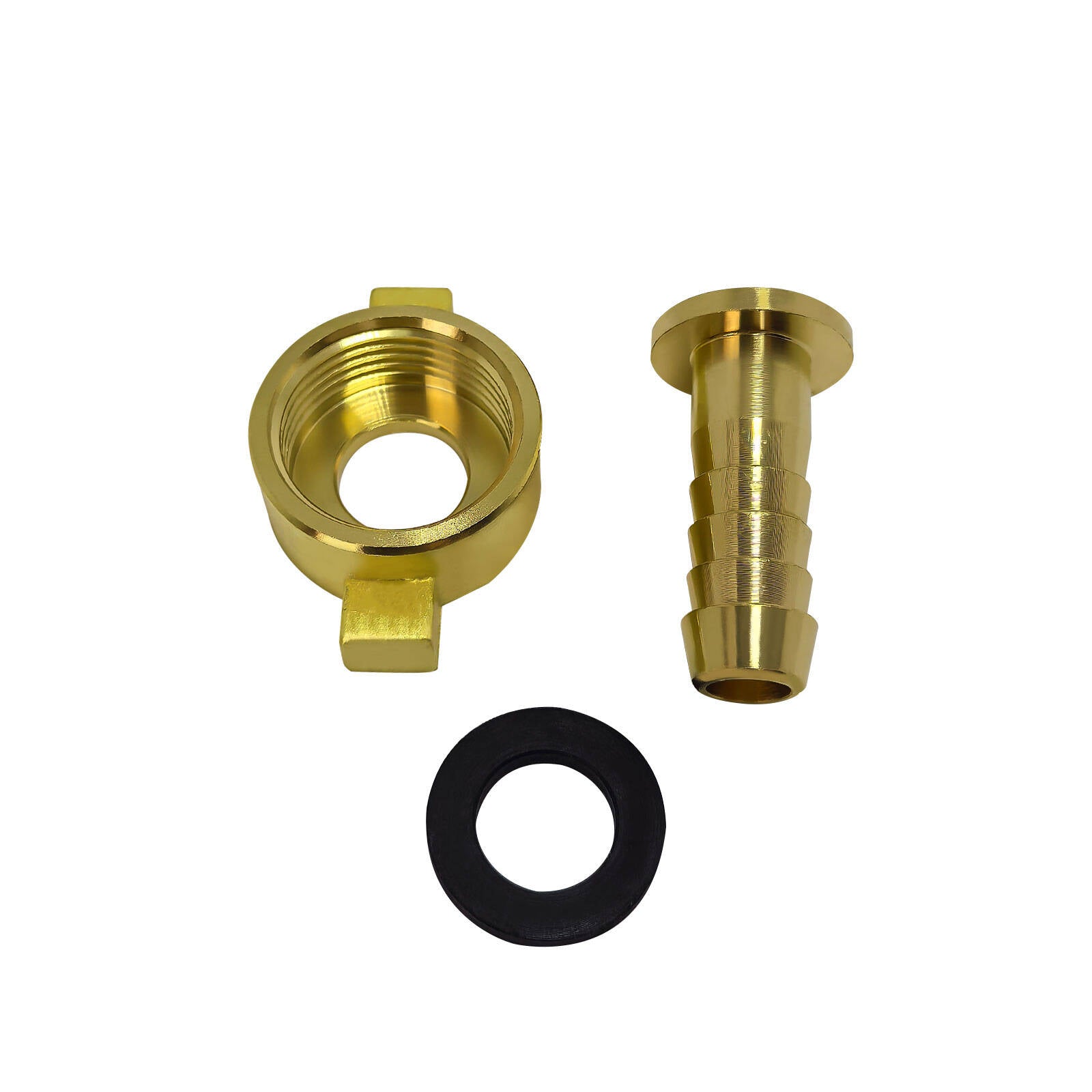 Kinetic 12mm Brass Nut And Tail 2 Pack