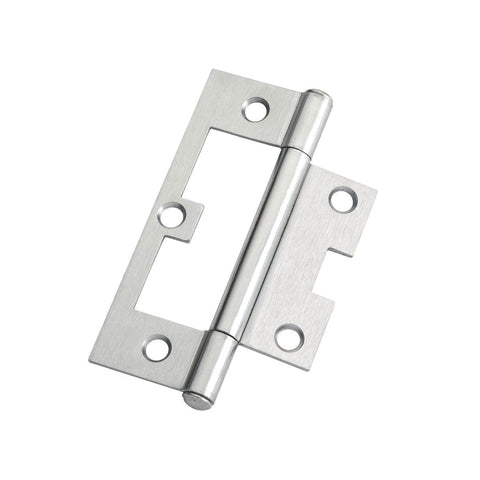 Lane Hinge Satin Chrome Plated 90 x 54 x 1 6mm Easy Fit Security - SuperSaverAU - view 1