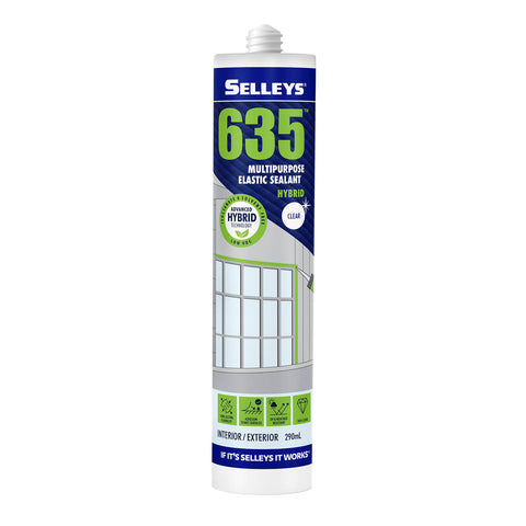 Selleys 290ml Clear 635 Multipurpose Sealant Indoor Outdoor