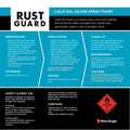 White Knight Rust Guard 300g Cold Gal Silver Spray Paint