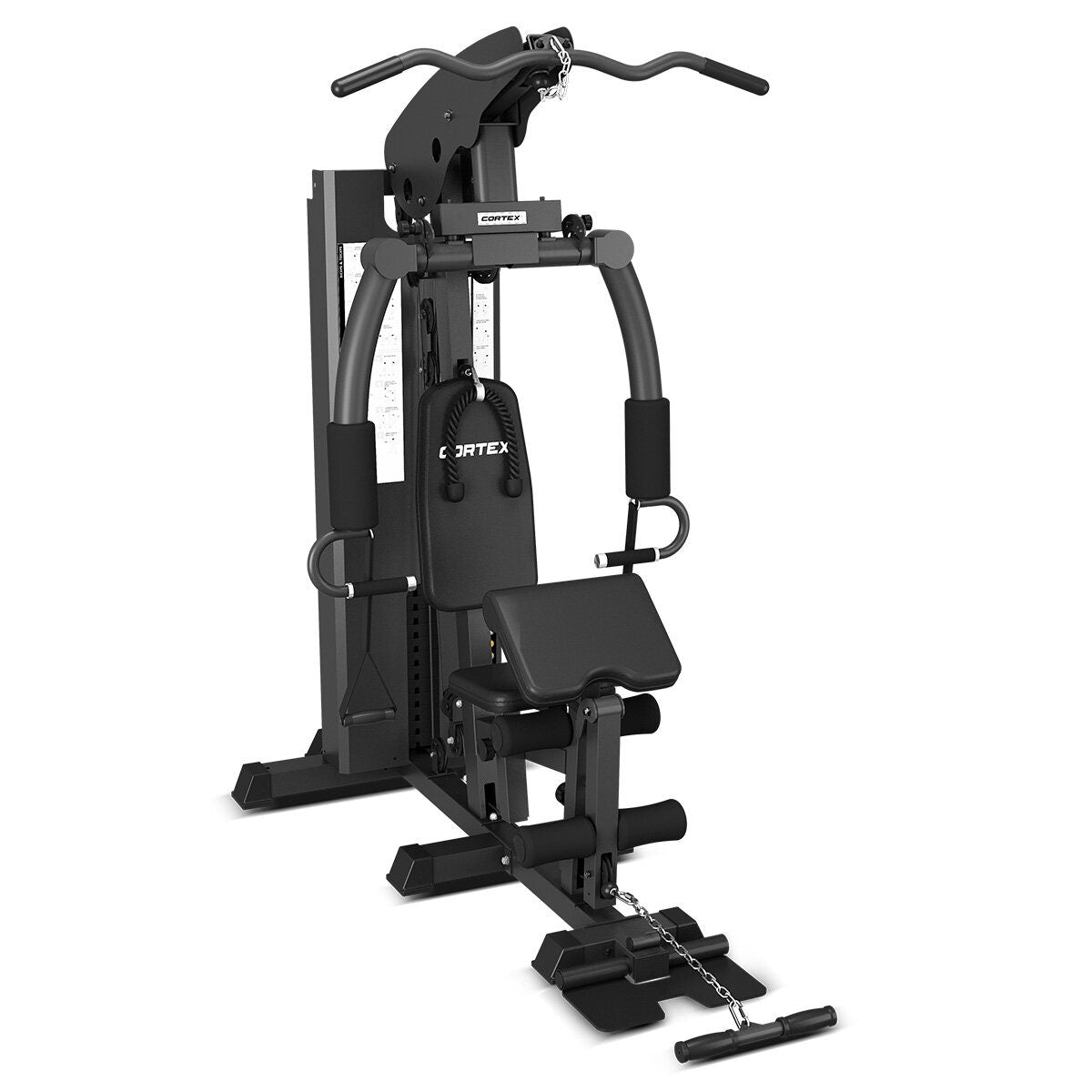 Cortex single station multi-function home gym - black finish - 156kg - CSST-SS3