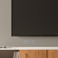 DETA Silver Four Outlet Power Point Polycarbonate 10A 250V for Kitchens