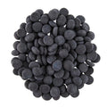 Tuscan Path Frosted Black Glass Decorative Pebbles 1kg 17-19mm - SuperSaverAU - view 1
