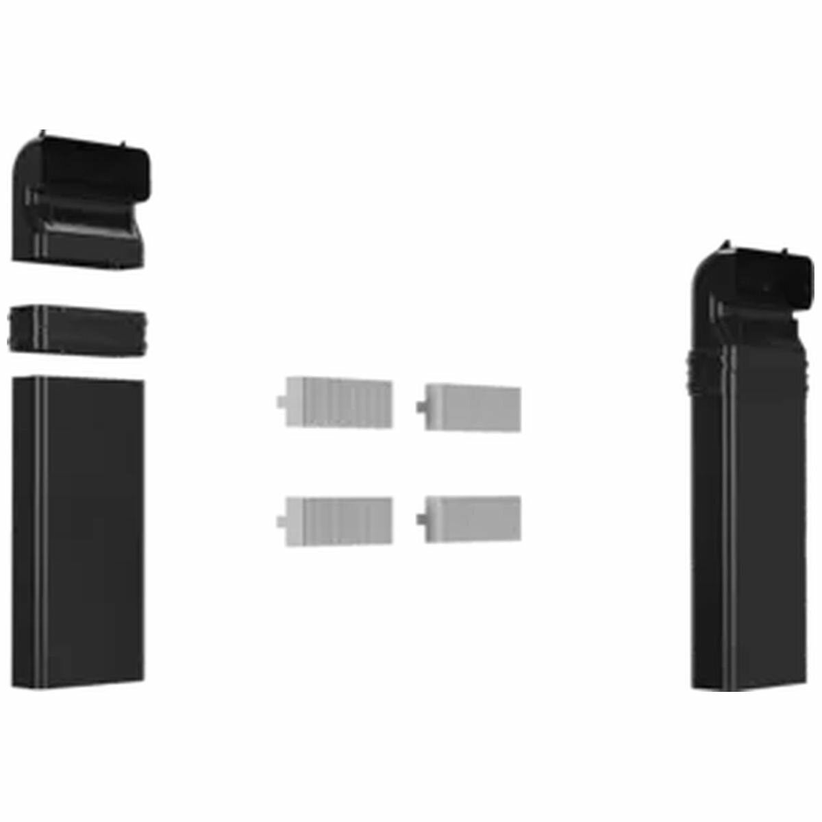 Bosch Rangehood Exhaust Accessory Starter Kit - Black - Acoustic Filters and Duct Elements - HEZ9VDKE1