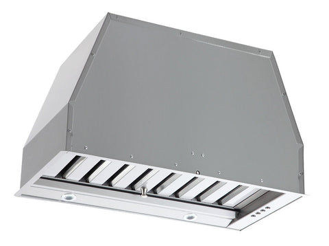 Emilia 52cm Under Cupboard Rangehood - 800m³/h Extraction - 3 Speeds - LED Lighting - CK52UCF