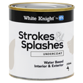 White Knight Strokes Splashes Undercoat 250ml - Quick Drying Gloss Finish - SuperSaverAU - view 1