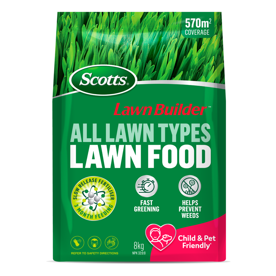 Scotts Lawn Builder Slow Release Lawn Food 8kg - 570sqm