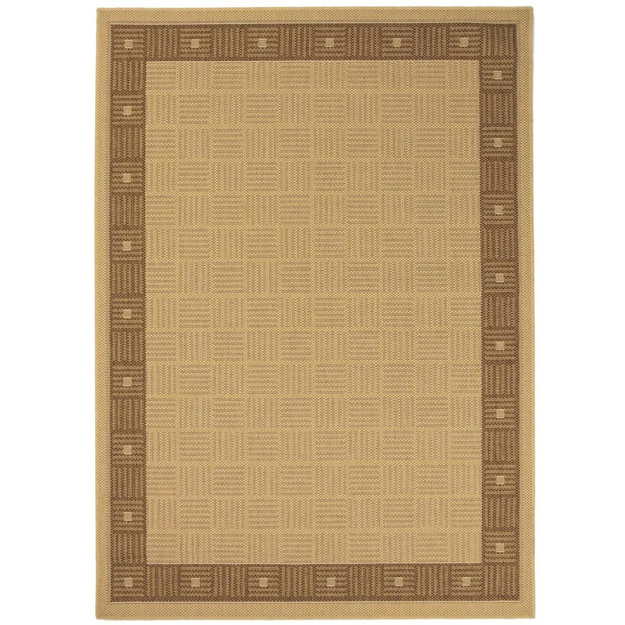 Hufflett Ceduna 200 x 285cm Bone Border Polypropylene Rug Flat Weave - SuperSaverAU - view 1
