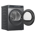 Haier 500 Series 9kg Heat Pump Dryer - Black, 9 Star Energy Rating, Steam Refresh - HDHP90NB1