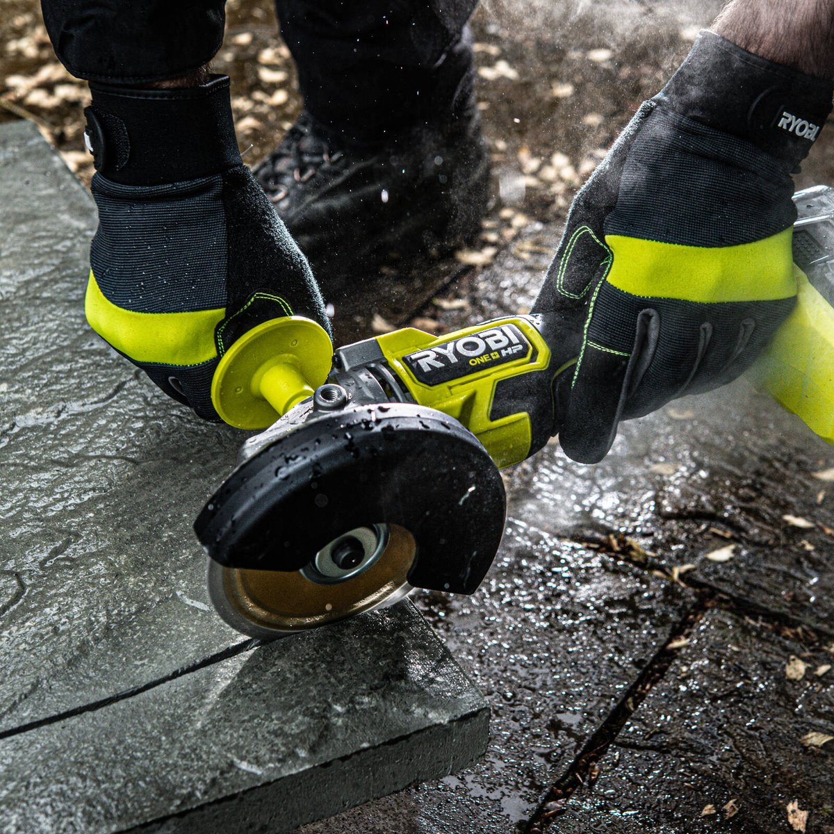 Ryobi 18V ONE+ HP Brushless 4-Piece 4Ah Kit - Hammer Drill, Impact Driver, Circular Saw, Angle Grinder - 60Nm Torque, 240Nm Torque, 55mm Cutting Depth - SuperSaverAU - view 4