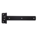 Zenith Strap Tee Hinge 2 Pack - 293mm - Matte Black - Heavy-Duty - SuperSaverAU - view 2