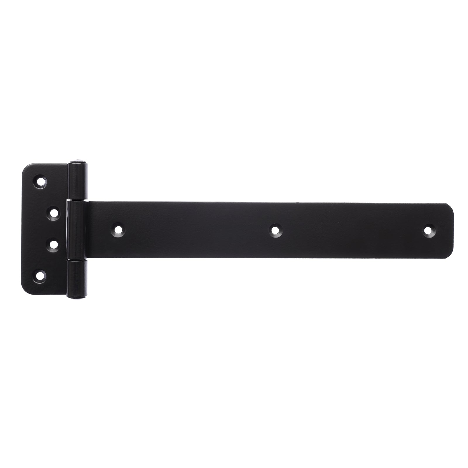 Zenith 293mm Matte Black Steel Strap Tee Hinge - 2 Pack