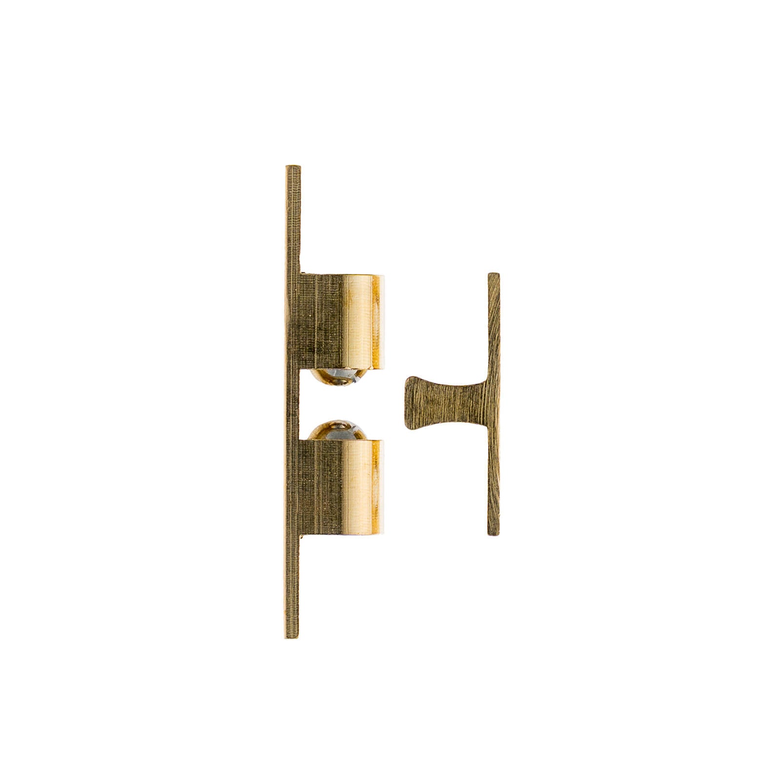 Taskmaster 50mm Solid Brass Double Ball Catch 2 Pack