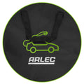 Arlec Portable Charger and Charging Cable Case, Black Fabric, Fits Cables up to 7m