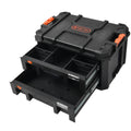 Tactix 2 Drawer Modular Tool Chest - 528mm x 288mm x 349mm - Black - Portable Storage - SuperSaverAU - view 2