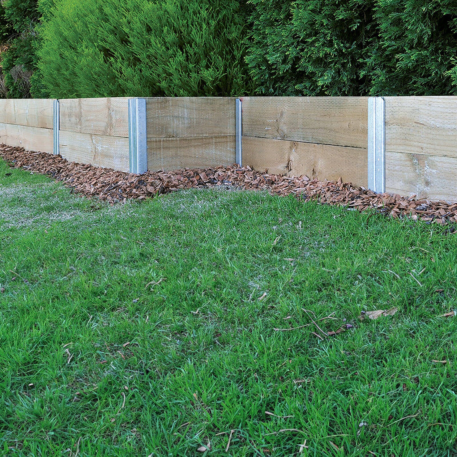 Jack Retain-iT 50 x 750mm Galvanised Steel End Post Sleeper Upright