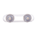 Dreambaby Child Safety Mini Multi-Purpose Latch, 2 Pack, Transparent