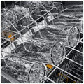 Whirlpool 60cm Freestanding Dishwasher - 14 Place Settings, Black, SpaceClean 3rd Rack - WDFS3I4PBSAU