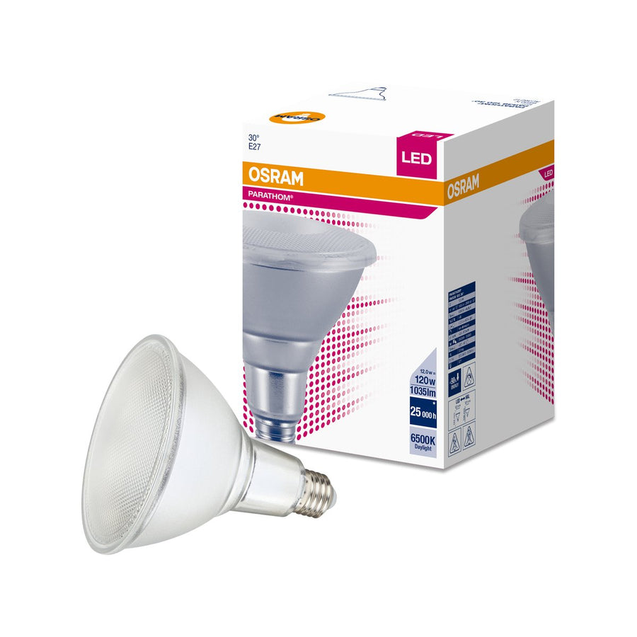 Osram 13W LED PAR38 Light Globe - 1200lm - E27 - IP65 - 6000K Daylight - SuperSaverAU - view 1
