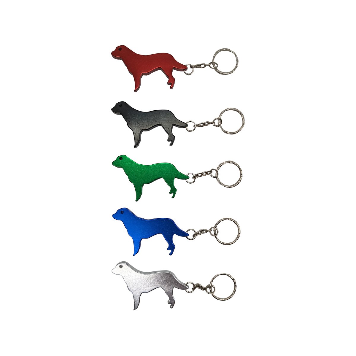 Key Essentials Dog Key Ring - 65mm - Steel - Assorted Colours - SuperSaverAU - view 2