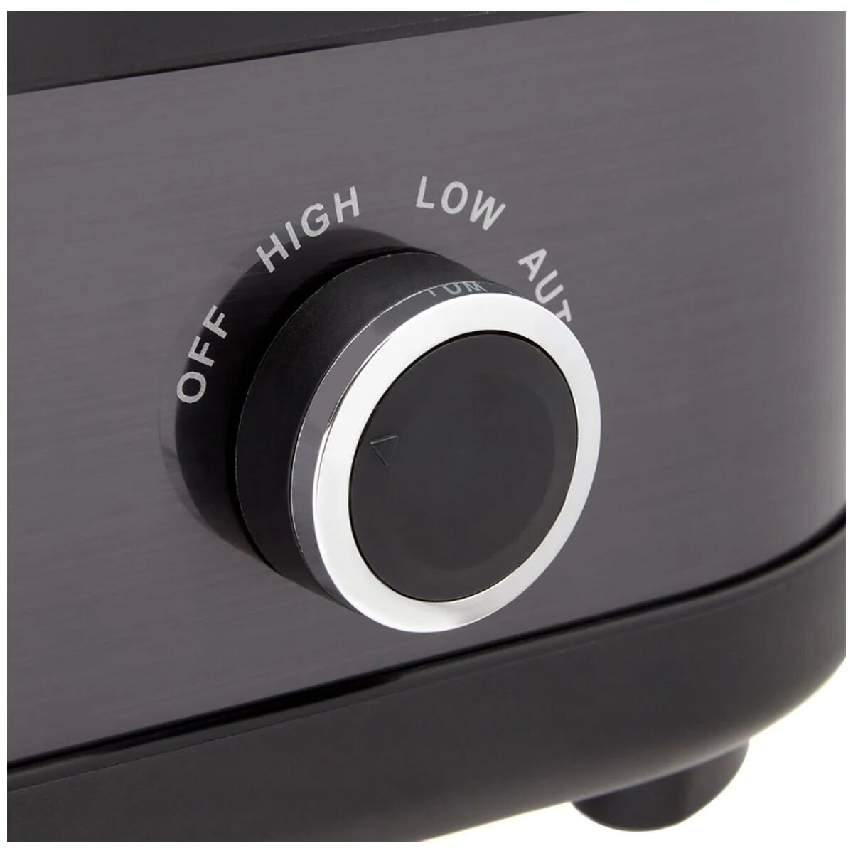 Westinghouse Slow Cooker with 2 x 2.5L Ceramic Pots - Black Stainless Steel, High/Low/Auto - WHSC06KS