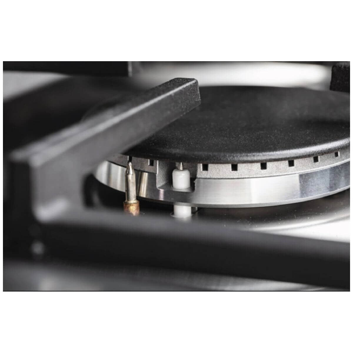 Glem Gas 75cm Natural Gas Cooktop - Stainless Steel, Five Burners, Wok Burner, Flame Failure - GTD75AU