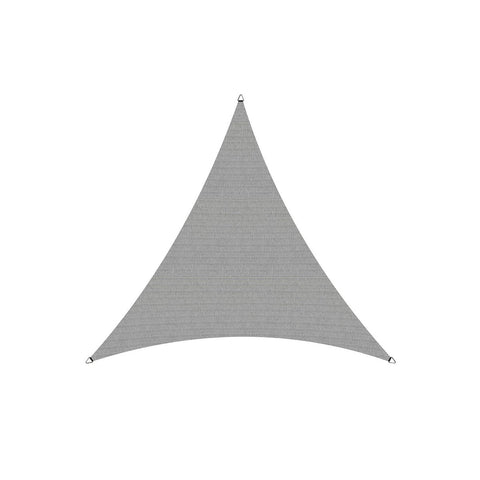 Coolaroo Triangle Shade Sail 5 x 5m HDPE Stone UV Protection - SuperSaverAU - view 1
