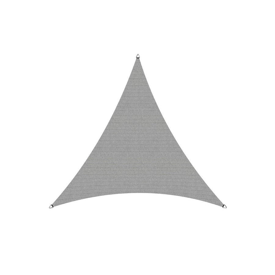 Coolaroo Triangle Shade Sail 5 x 5m HDPE Stone UV Protection - SuperSaverAU - view 1