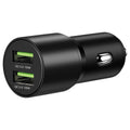 Antsig 36W 2 Port USB Car Charger - Dual USB-A - Metal Housing - Safe Charging - SuperSaverAU - view 1