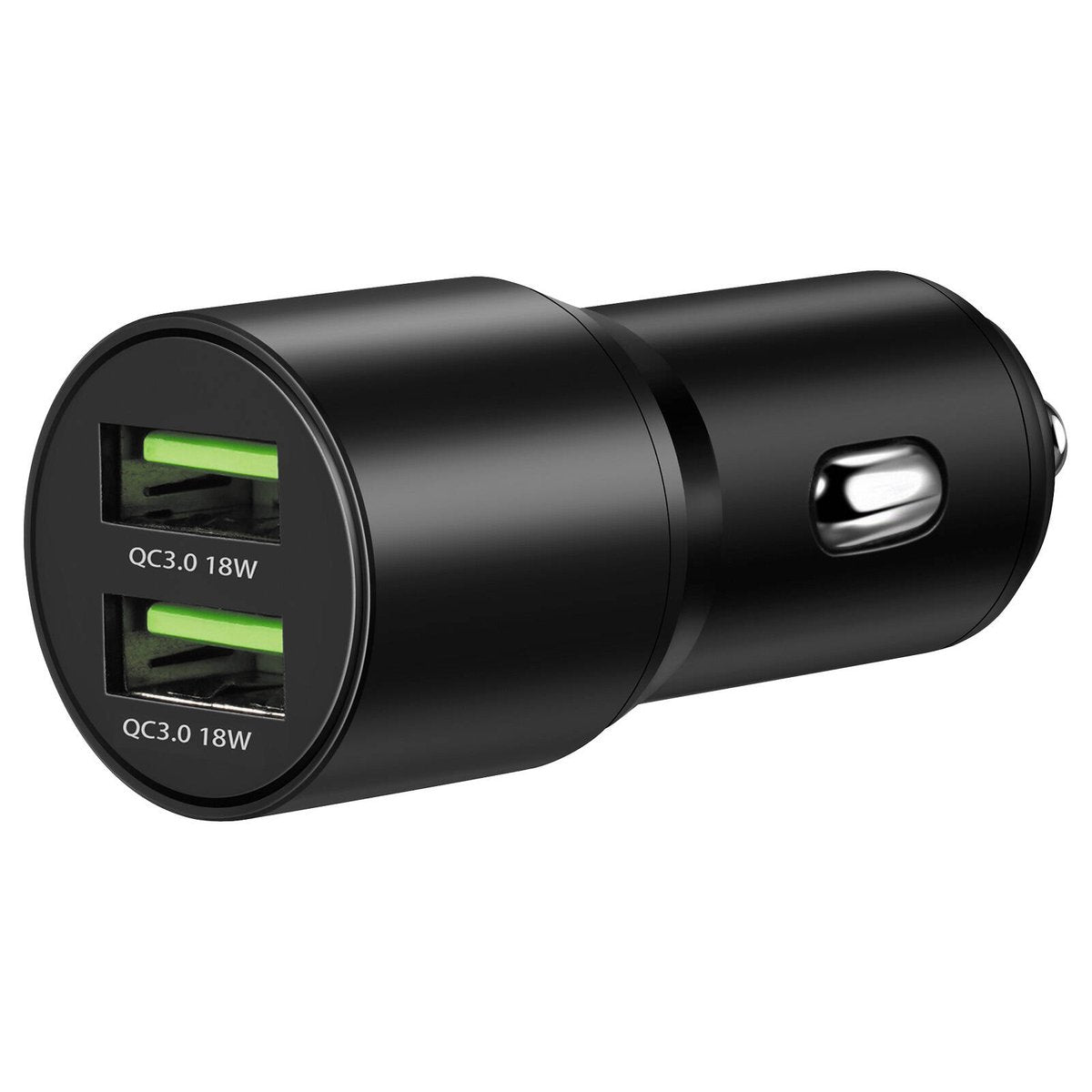 Antsig 36W 2 Port USB Car Charger - Dual USB-A - Metal Housing - Safe Charging - SuperSaverAU - view 1