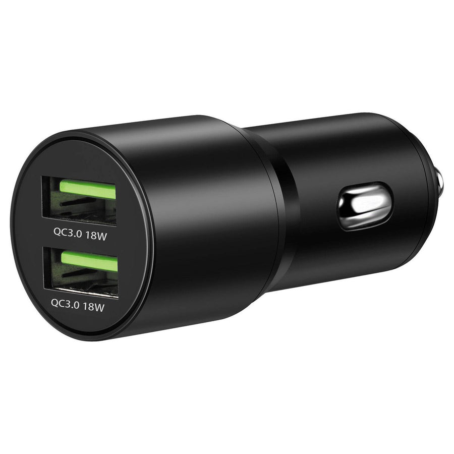 Antsig 36W 2 Port USB Car Charger - Dual USB-A - Metal Housing - Safe Charging - SuperSaverAU - view 1