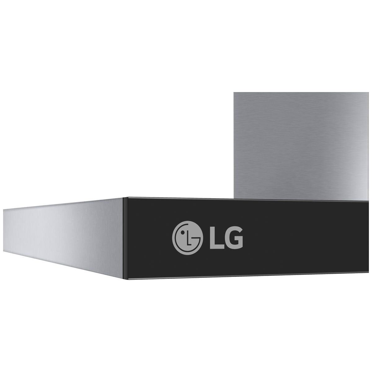LG 90cm Series 7 canopy range hood - stainless steel, ThinQ app control, 830m³/h, 4 speeds - BWH907T3S