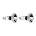 Shaw Mason Chrome Plastic Wall Flange Pair - 65mm x 65mm x 82mm - Easy Install - SuperSaverAU - view 1