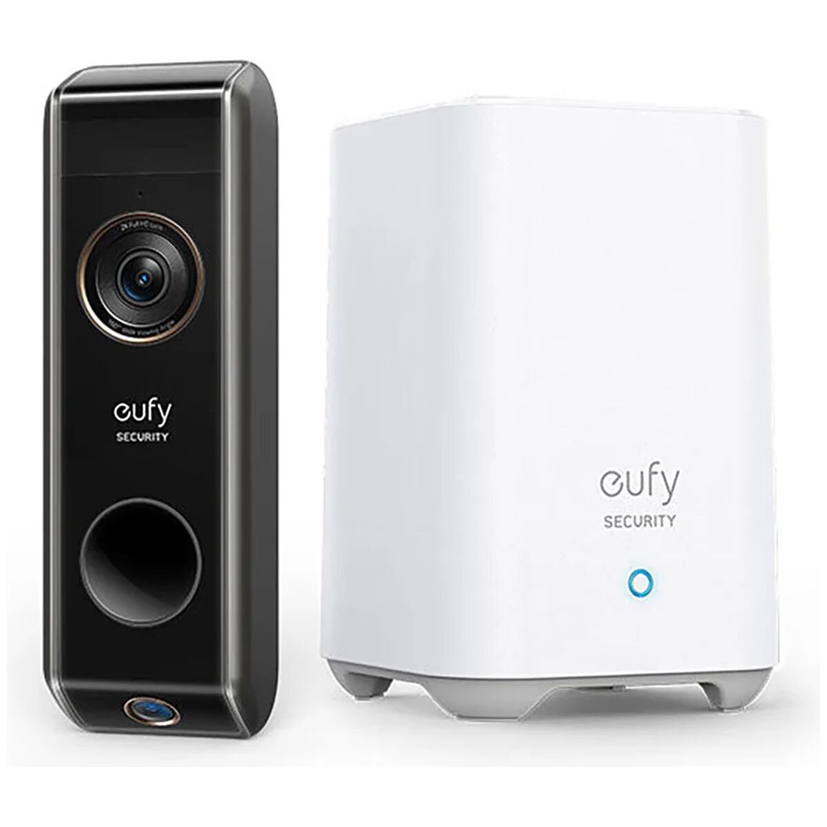 Eufy Dual Camera Video Doorbell with HomeBase 2 Base Station - 2K Video, Facial Recognition - E8213C12