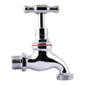 Kinetic 15mm Chrome Garden Tap, Lead Free Brass, Chrome Plated, Indoor & Outdoor
