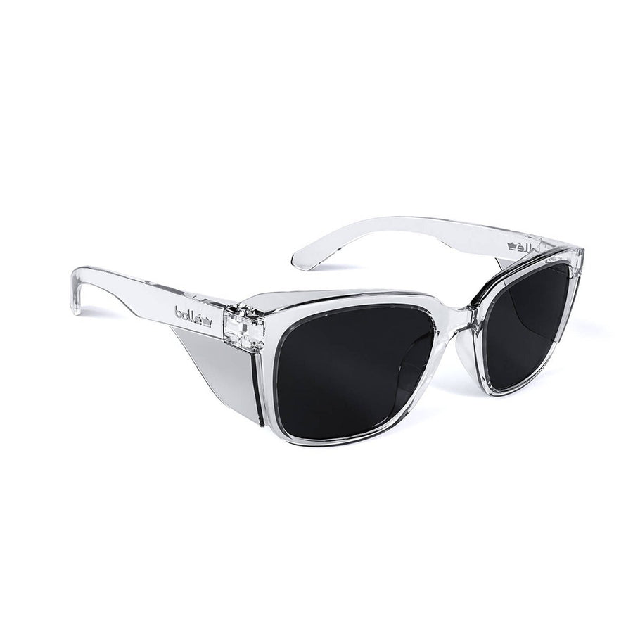 Boll Safety Smoke Platinum STKS 410 Safety Glasses - 51mm x 156mm - Anti-Scratch, Anti-Fog - SuperSaverAU - view 1
