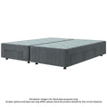 Sealy Spacesaver Right Side Drawer Split Queen Bed Base - Charcoal - 40kg Drawer Capacity - SVR-CHA-SQN