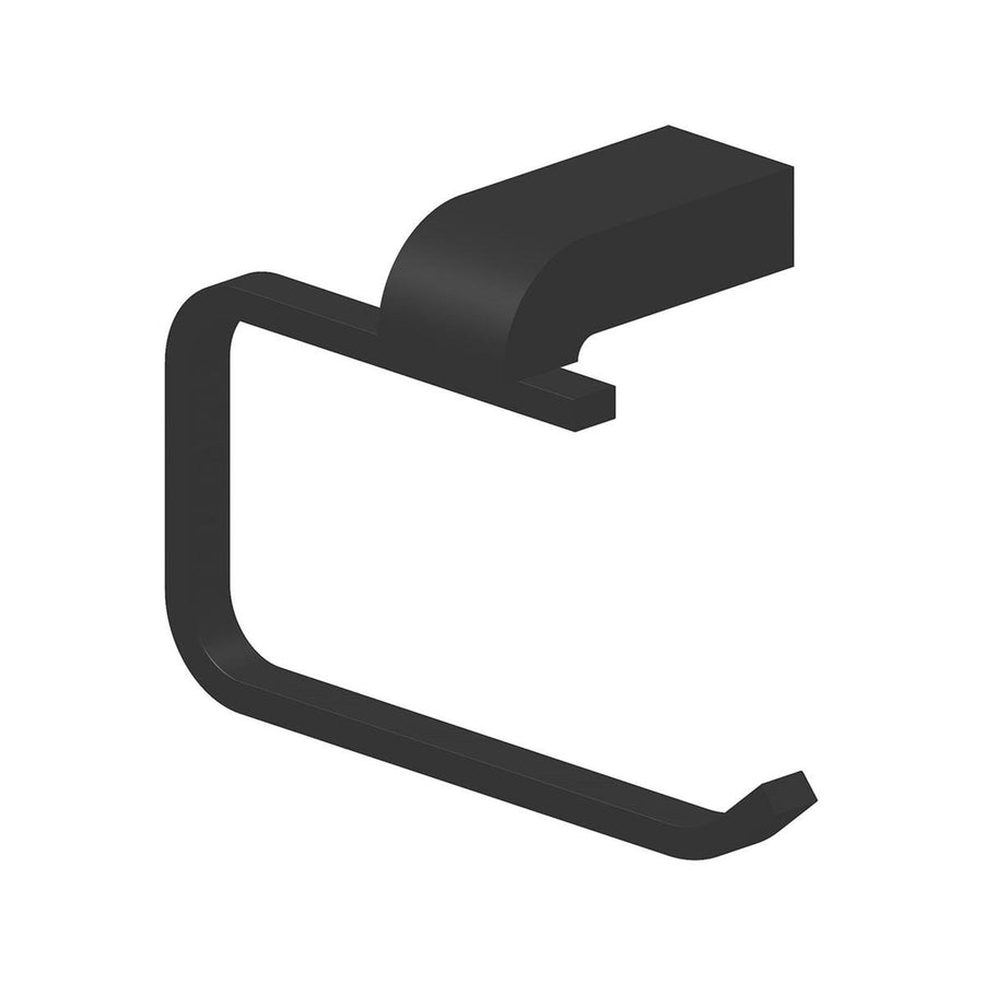 Gareth Aston Black Toilet Roll Holder - Wall-Mounted - 146mm x 99mm - SuperSaverAU - view 1