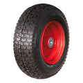 Sherlock 16in Wide Wheelbarrow Wheel, 16x6.50-8, Steel Rim, Pneumatic Rubber Tyre