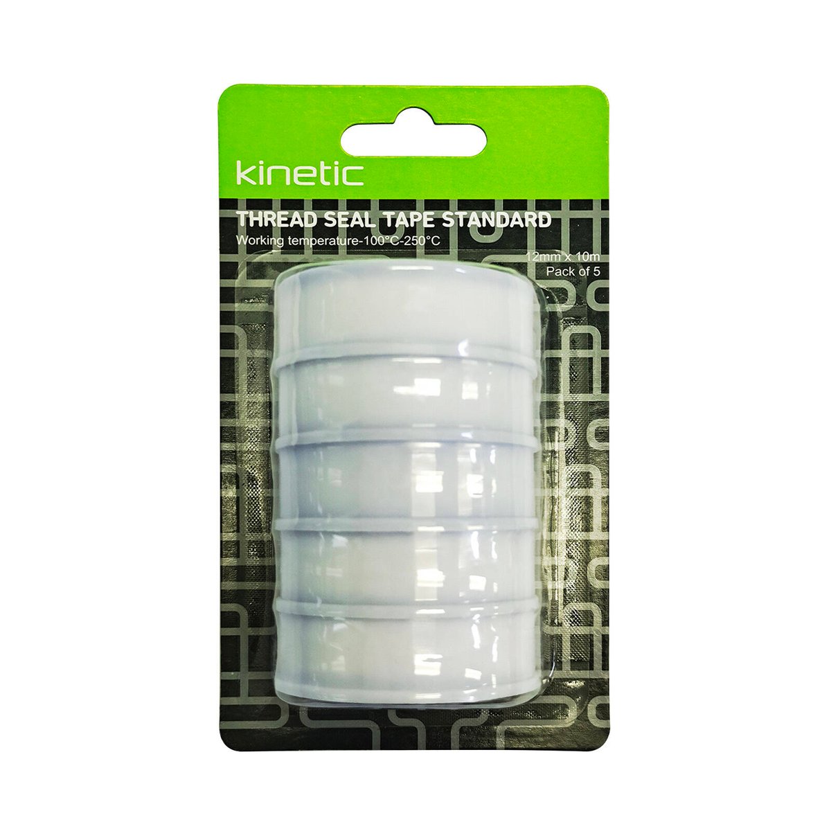 Kinetic Thread Seal - 12mm x 10m - White - 5 Pack - SuperSaverAU - view 3