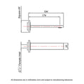 Mondella Chrome Rococo Bath Spout - 200mm - Lead-Free Stainless Steel - SuperSaverAU - view 3
