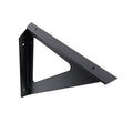 Carinya Triangle Stayed Bracket - 240mm - Powder Coated Steel - Black - SuperSaverAU - view 1